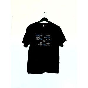 Official BTS Map Of The Soul Ver. 3 T-Shirt Tour Edition Black Adult Size Medium